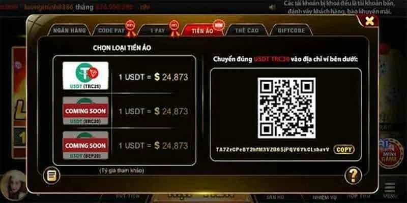 Nạp tiền Win456